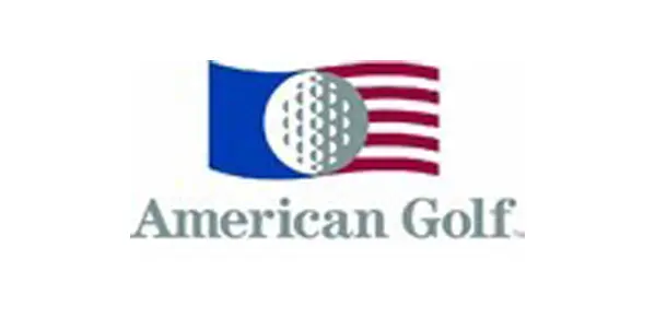A logo of american golf